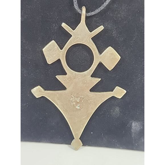 HANDMADE TUAREG MOROCCAN AFRICAN TRIBAL PENDANT 4” RARE! - Picture 5 of 6
